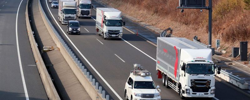 Die digitale Vernetzung der Lkws soll dazu beitragen Kraftstoff zu sparen und Emissionen zu senken.