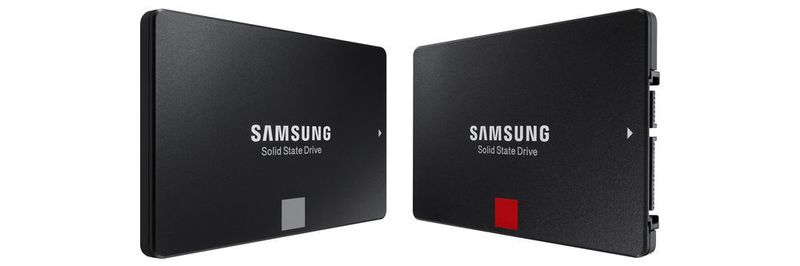 Die beiden neuen SATA-SSDs von Samsung nutzen V-NAND mit 64 Layern als Speicher. Die 860 Pro und die 860 EVO sind mit bis zu vier TB Speicherkapazität verfügbar.