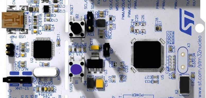 Nucleo STM32L476RGT6: Das Board kann zur Überwachung der Pins des Mikrocontrollers STM32L4