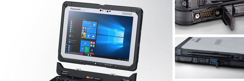 Panasonic Toughbook CF-20 arbeitet jetzt ein Intel Core i5-7Y57 vPro Prozessor der 7. Generation.