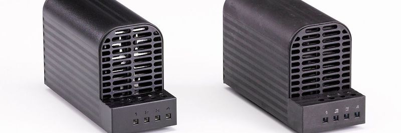 Nicht nur der wirtschaftliche Schaden kann enorm sein: Bei elektrischen Geräten wie dem Schaltschrank-Heizgerät von Stego (links Original, rechts Fälschung) werden essentielle Sicherheitsstandards der Elektroindustrie durch die Kopie verletzt.