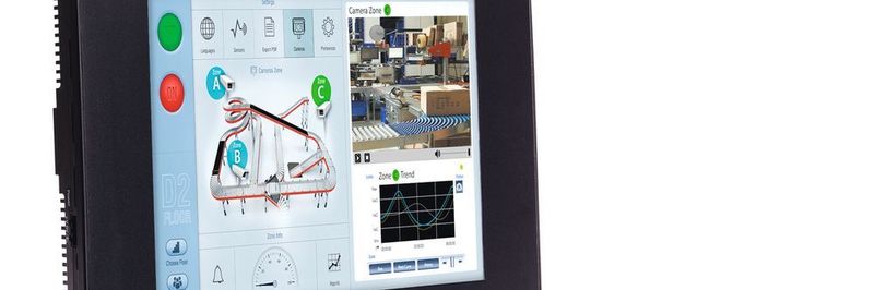 Mit Unistream USP-104-M10 von Unitronics bietet Spectra eine SPS mit integriertem Multitouch-HMI an.