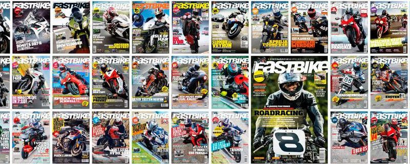Spuren im Asphalt: Mit diesen Titel beglückte Fastbike in den vergangenen knapp neun Jahren seine Leser.