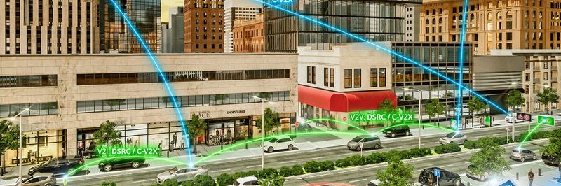 Die V2X-Kommunikation wird künftig eine wichtige Rolle für die Verkehrssicherheit spielen. Bzgl. Standard herrscht allerdings noch Uneinigkeit in der Branche.