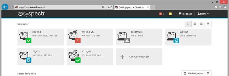 O&O Syspectr ist eine nun kostenlose IT-Managementlösung von O&O Software.