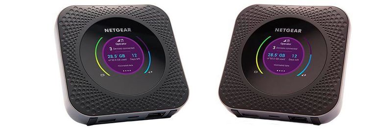 Das 2,4-Zoll-LCD des Netgear Nighthawk M1 zeigt die wichtigsten Informationen an.