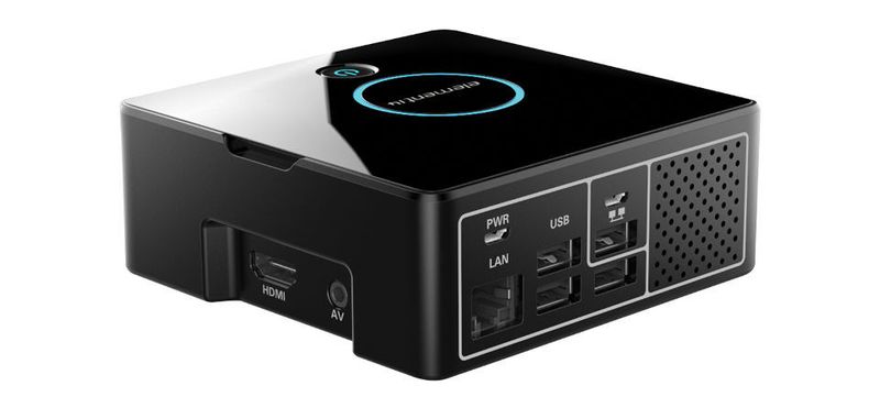 Das Pi Desktop Kit umfasst ein Gehäuse, Kühlkörper, Power Controller und eine Echtzeituhr. Das Herzstück - die Raspberry-Pi-Platine - muss separat erworben werden.
