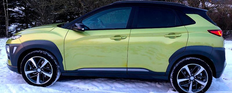 Der neue Kona ist nach dem Tucson, Santa Fe und Gran Santa Fe der vierte SUV in Hyundais Modellpalette.