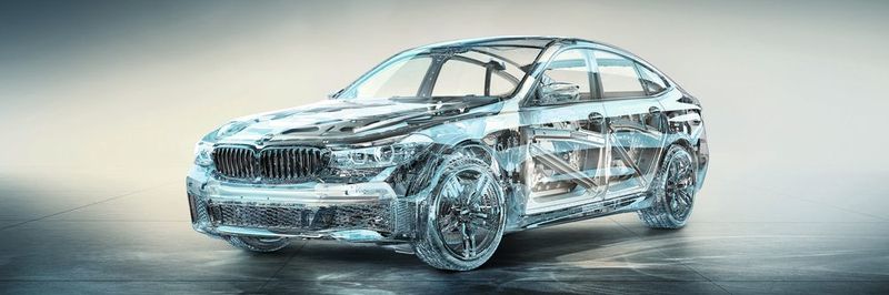 Der BMW 6er GT ist im Vergleich zum Vorgängermodell um durchschnittlich 150 Kilogramm leichter; davon entfallen alleine 44 Kilogramm auf die Karosserie.
