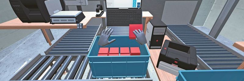 Bei Viastore erleben Besucher die Kommissionierung dank VR hautnah.