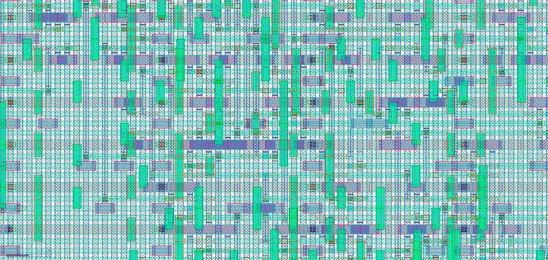 Post Pklace & Route des gemeinsam vom belgischen Forschungsinstitut imec und Cadence entwickelten 3-nm-Testchips.