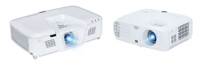 Die Business-Projektoren PG800W und PG705UW von Viewsonic lassen sich per LAN fernsteuern und administrieren.