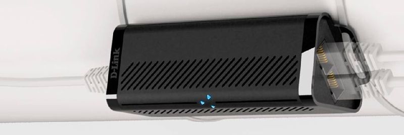 Der 2-Port-Gigabit-PoE+-Extender DPE-302GE von D-Link kann u.a. mit Kabelbindern befestigt werden.