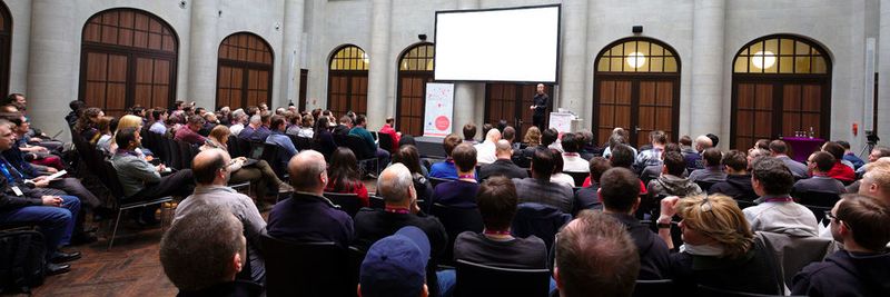 Die Neo4J-Präsentationen fanden im Berliner Humboldt-Carré statt.