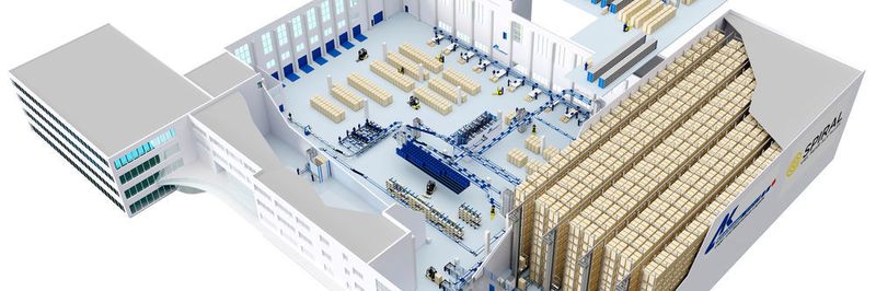 Das neue Logistikzentrum von Spiral soll ganz im Sinne von Logistik 4.0 mit modernen Vernetzungstechnologien ausgestattet werden.