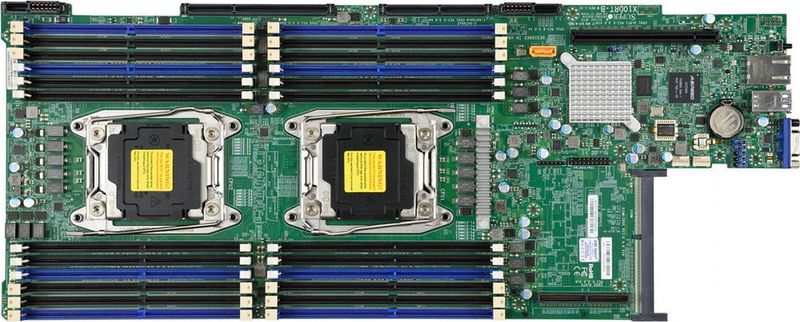Hochdichte Rechner für Rechenzentren wie „Super Blade“ von Supermicro im Bild sollen zur Kosteneffizienz und zur Ressourcenschonung beitragen.