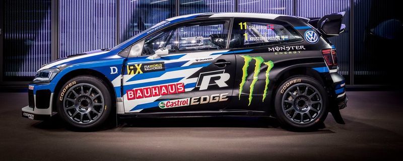 Volkswagen zeigt den WRX-Polo für die Rallyecross-Weltmeisterschaft WRX 2018.