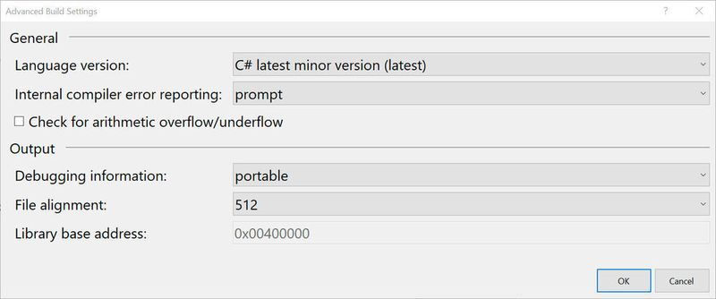 Um C# 7.1 ab Visual Studio 2017 15.3 oder .NET Core SDK 2.0 zu nutzen, ist es erforderlich, die Spracheinstellung für das Projekt zu ändern.