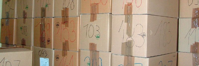 Vorbereitung und Ordnung vermeidet Chaos beim Umzug.