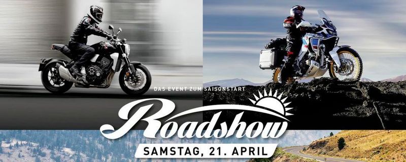 Am 21. April läuten die Honda-Vertragspartner den Motorrad-Saisonstart ein: Die 2018er Modellneuheiten locken zum Probefahren bei der Honda Roadshow.