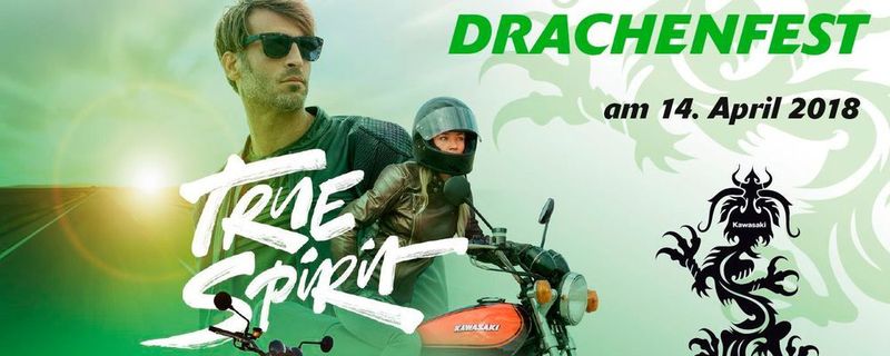Auf zum Kawasaki-Händler, die lassen am 14. April ihre zweirädrigen Drachen frei.