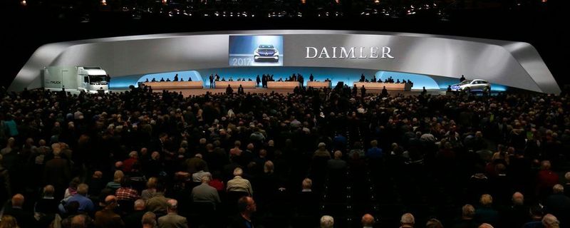 Daimler Hauptversammlung 2017 am 29. März 2017 im City Cube in Berlin.