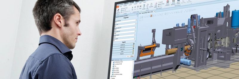 Noch vor dem Bau der Anlagen lässt sich an dem virtuellen Antrieb der Bewegungsablauf