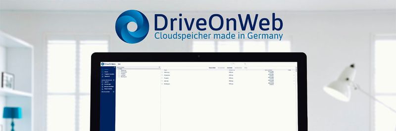 DriveOnWeb – der Cloudspeicher aus Deutschland kommt in neuem Design.