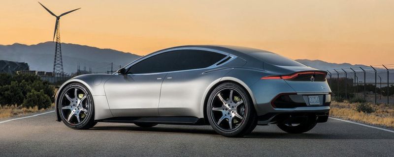 Der 780 PS starke, viertürige Sportwagen „EMotion“ von Fisker soll 260 km/h erreichen.
