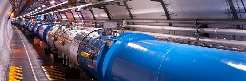 Die Logistik für den neu zu bauenden Teilchenbeschleuniger „Future Circular Collider“ – im Bild der aktuelle „Large Hadron Collider“ – stammt vom Fraunhofer-IML in Dortmund.
