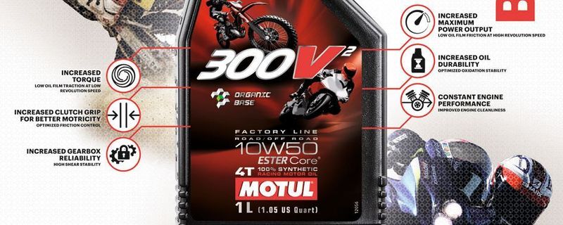 Das neue Motul-Racing-Öl hört auf den Namen 300V².