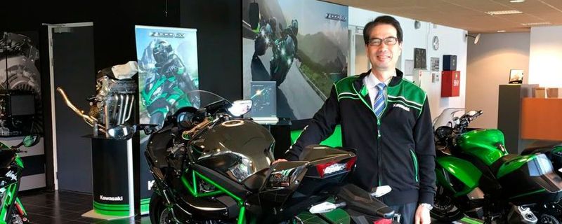 Kenji Nagahara (54) ist seit April 2018 Branch Manager der deutschen Kawasaki-Niederlassung in Friedrichsdorf.