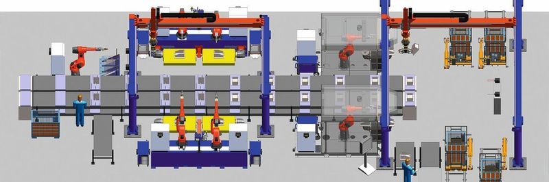 Anhand einer vernetzten Roboteranlage präsentiert die Carl Cloos Schweisstechnik GmbH zukunftsweisende Innovationen zu Industrie 4.0 und zur digitalen Vernetzung beim Schweissen.