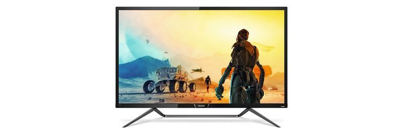 Mit 43 Zoll Diagonale erreicht der Philips-Monitor 436M6VBPAB bereits TV-Ausmaße. Das 4K-Display wurde auch für die Nutzung als Home-Entertainment-Gerät entwickelt.