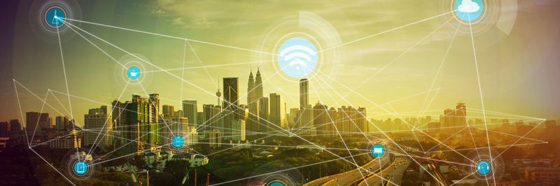 Wie Städte in vierzig Jahren aussehen könnten, zeigt Schneider Electric in seiner interaktiven Infografik.