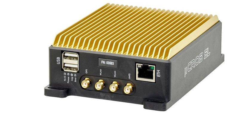 Der Datenlogger µCROS SL speichert auf seiner SSD bis zu ein TByte an Messdaten.