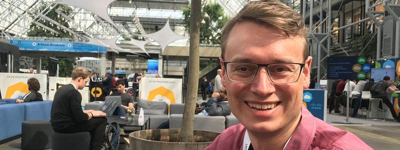 Tobias Knaup, Mitbegründer und CTO von Mesosphere, auf der diesejährigen Doppelveranstaltung CNCFCon/KubeCon in Kopenhagen.