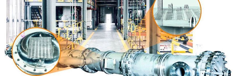 In the detail: The integration of the continuously running Miprowa production reactor into the existing building infrastructure at Shaoxing Eastlake in China near Shanghai.
