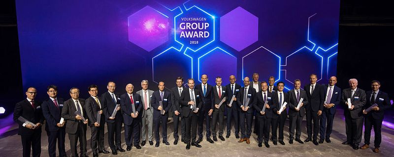 Der Volkswagen Group Award 2018 stand ganz im Zeichen der Transformation der Automobilindustrie und spiegelte relevante Zukunftsthemen wider.