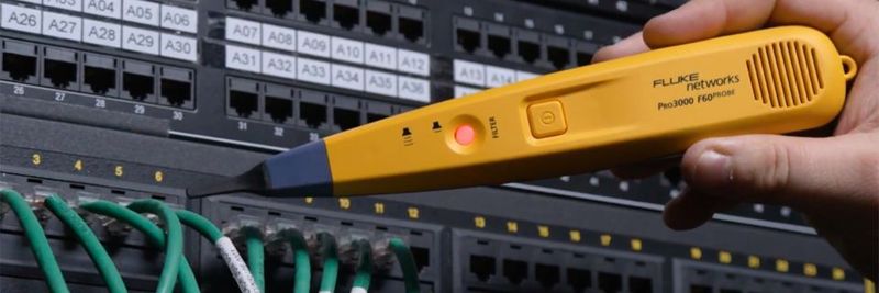 Fluke Networks vertreibt die Pro3000F Filtered Probe einzeln oder im Paket mit dem Pro3000 Tone Generator.