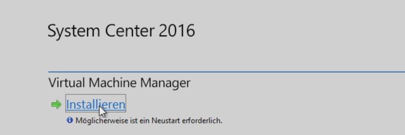 Bei der Installation und Konfiguration von SCVMM gibt es einiges zu beachten.
