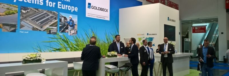 Messestand Goldbeck Solar, Intersolar