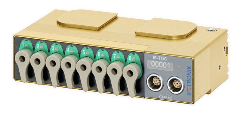 Das Thermomodul M-TDC ermöglicht eine steckerlose Kontaktierung zwischen Messstelle und Modul.