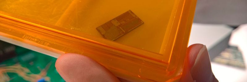 Prototyp eines Memristor-Chips
