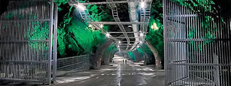 Die Co-Location-Bereiche in der Lefdal Mine sind fertig zum Bezug. bei der Infrastruktur der dortigen Datacenter-Container haben ABB und Rittal schon zusammengearbeitet.
