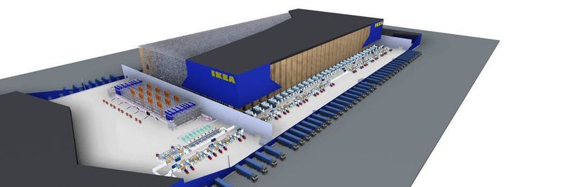 So soll das neue Distributionszentrum von Ikea in Montreal einmal aussehen.
