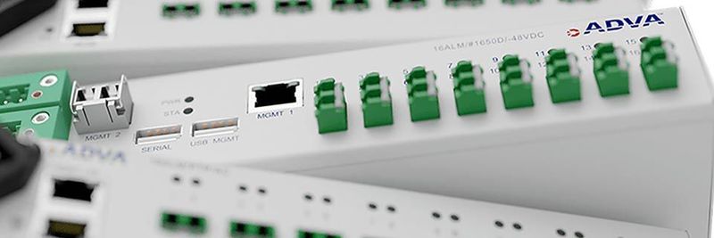 ADVA ALM ist ein Netzelement zur Absicherung von Glasfaserdiensten.