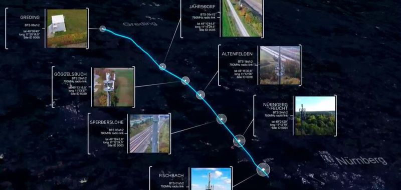 Für Straßen- und Schienenverkehr: CAT M1 funkt im Live-Netz des Mobilitätstestfeldes 5G-ConnectedMobility entlang der A9 in Bayern.