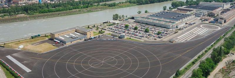 Das technische Zentrum von JTEKT inklusive Teststrecke bei Irigny in Frankreich.