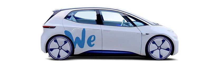 Die Flotte für den Carsharing-Dienst wird ausschließlich aus E-Fahrzeugen bestehen – beispielsweise der VW-Studie I.D.